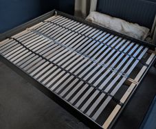 double bed frame metal ikea