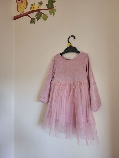 Pink tulle sparkle dress