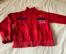 Rare vintage Adidas Man U Utd MUFC Manchester United jacket 8 9 10