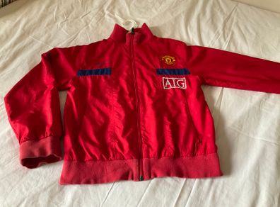 Rare vintage Adidas Man U Utd MUFC Manchester United jacket 8 9 10