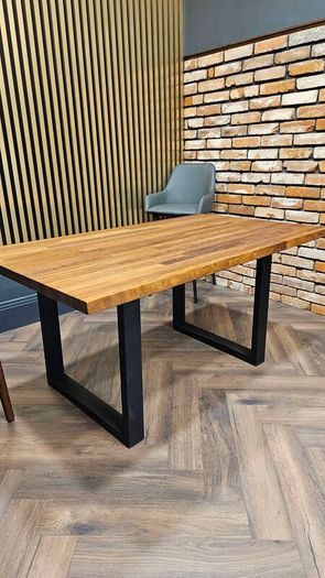 Wooden dining table