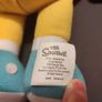 Vintage Bart Simpson Plush Hard Head Itchy & Scratchy (1998) Vivid Imaginations Image 5