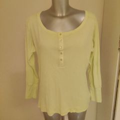 South lime cotton top size UK16/18 EU44/46  Postage included
