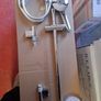 Aqua chrome slider rail and handset Image 2