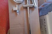 Aqua chrome slider rail and handset