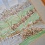 Tom Dunlop.Vintage watercolour by Tom Dunlop painting wood and glass framed Image 2