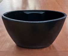 Indoor Pewter Coloured Plant Pot (Orchids)