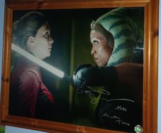 star wars ahsoka tano autograph
