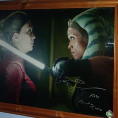 star wars ahsoka tano autograph