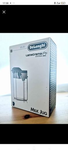 New Milk Jug DeLonghi. Milk frother.  LATTE CREMA SYSTEM. Latte crema system. Brand New