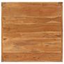 Coffee Table Solid Acacia Wood 80x80x41 cm Brown Image 5