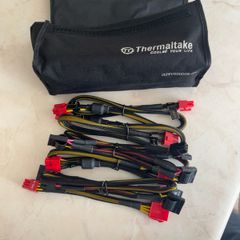 Free - Thermaltake Modular PSU Cables & Storage Pouch (Compatibility Unknown)
