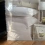 Christy 400 thread count double fitted sheet pebble cotton Image 2
