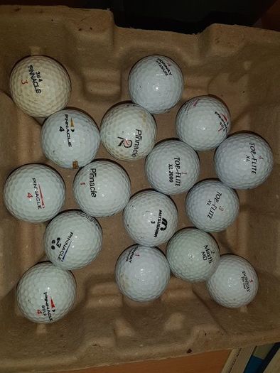 16 golf balls