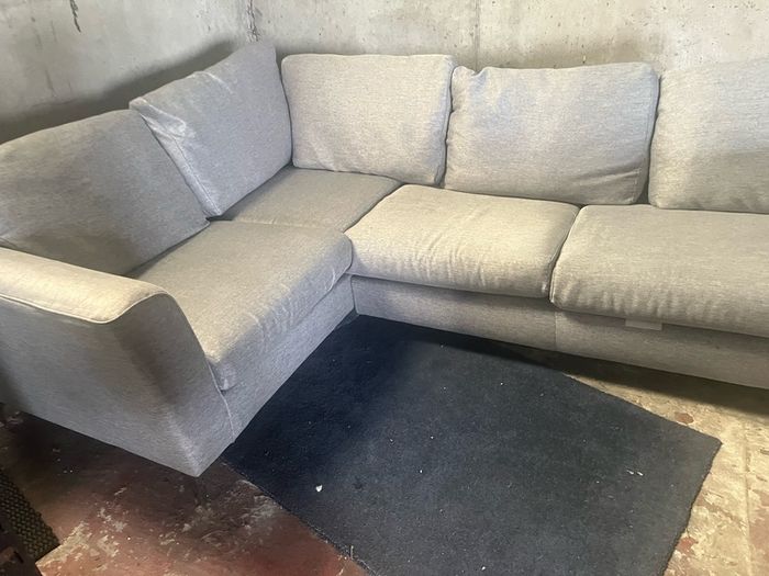 Grey corner sofa l shaped