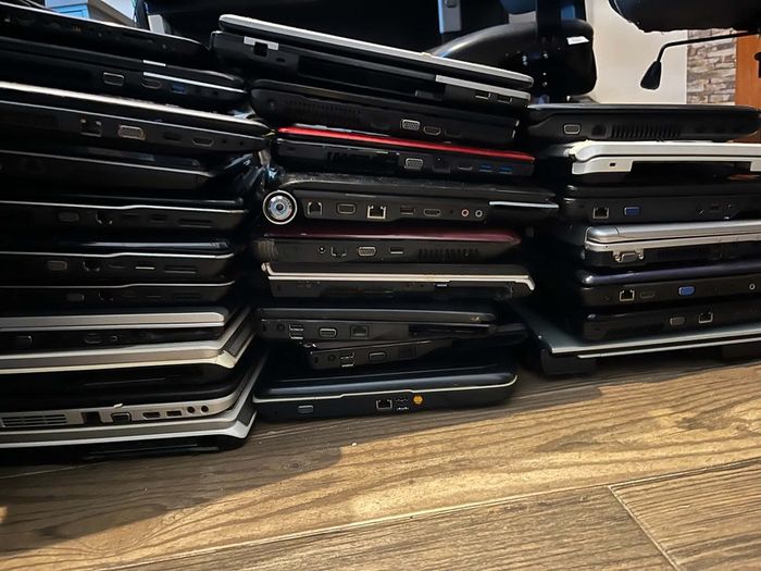 Massive lot of laptops