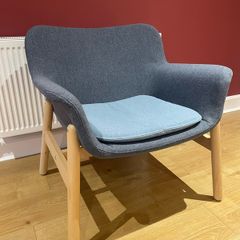 IKEA VEDBO - Blue arm chair
