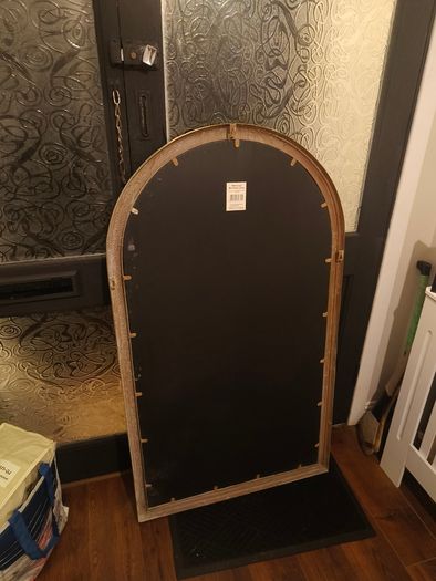 Vintage Cast Iron Mirror