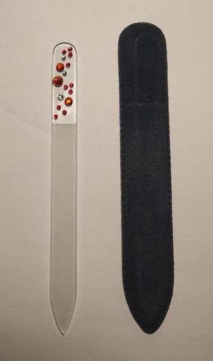 Czech Glass Nail File & SWAROVSKI Crystals