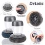 Brand New Cleaning brush with detergent dispenser 2+5 pieces, Image 2