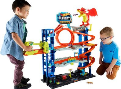 Hot Wheels Let's Race Netflix Ultimate Garage, Multiple Levels Parking