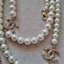 Long Pearl necklace Image 2
