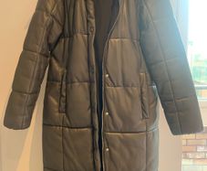 Rino & Pelle vegan leather puffer coat (EU 38) Like new