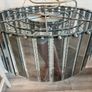 stunning modern crystal & glass chandelier Image 6