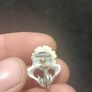 Vintage Germany White Rose Flower Sterling Silver Marcasite Clip Earrings Image 5
