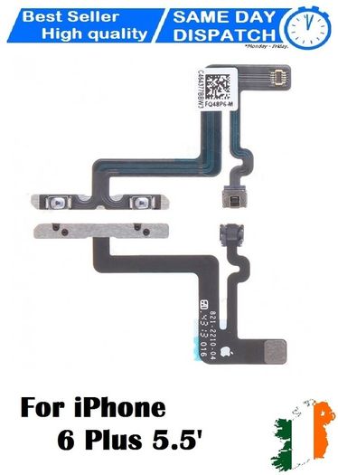 For iPhone 6 Plus 5.5'' Mute Control Volume Button Switch Flex Cable Ribbon New - FHT11IPFC