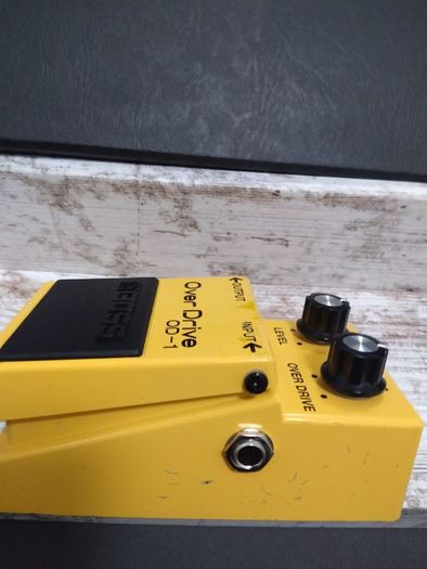 BOSS OD-1 - OverDrive (MIJ, 14pin OpAmp, SilverScrew, LongDash).