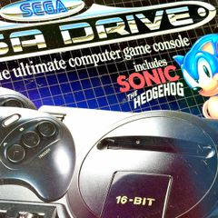 Sega Mega Drive Console - Sonic and Mega Games Rare Variant - Boxed