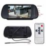 7'' Rear View Mirror Monitor+18IR LEDs Backup Camera Kit 10m for Trailer Caravan Image 2