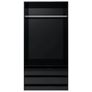 Wardrobe High Gloss Black 100x50x200 cm Chipboard Image 4