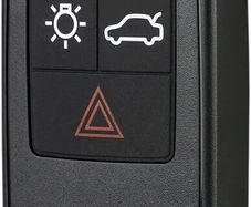 5 button Car Key Fob Case Cover For VOLVO V40 S60 V60 XC60 V70 XC70 S80 VOLVO Key Case replacement With Volvo key CR2450 Battery