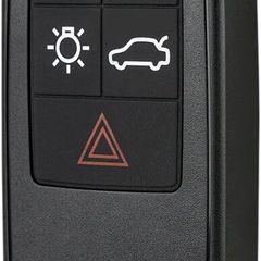 5 button Car Key Fob Case Cover For VOLVO V40 S60 V60 XC60 V70 XC70 S80 VOLVO Key Case replacement With Volvo key CR2450 Battery
