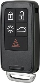 5 Buttons Car Key Fob For Volvo V40 V60 V70 XC60 XC70 S60 S80 Remote Control with Uncut Blade