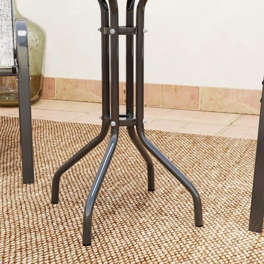 Three-Piece Outdoor Garden Set - Grey