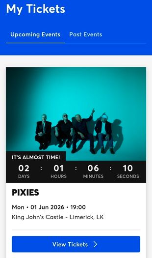 2 x Pixies Tickets