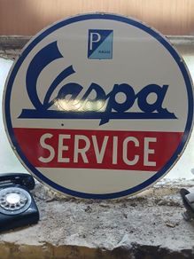 Original vespa dealer sign