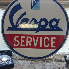 Original vespa dealer sign