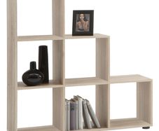 FMD Room Divider with 6 Compartments Oak Tree