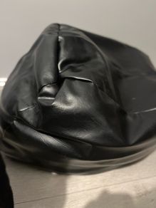 Bean bag leather chair