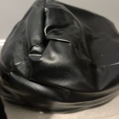 Bean bag leather chair