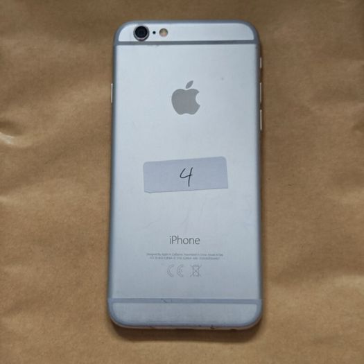 Apple iPhone 6 - 16GB - Silver - Cracked Screen - Activation Locked (For Parts / Repair)
