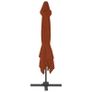Cantilever Umbrella with Aluminium Pole Terracotta 400x300 cm Image 5