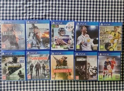 Ten games for PS4