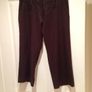 Ladies Chocolate Brown Trousers Image 2