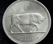 Ireland - 1964 - Shilling - Bull - UNC - KM.14a - [2333]