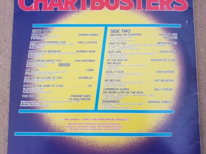 Chartbusters Vinyl